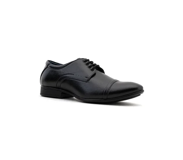 Black Formal Derby Shoe for Men