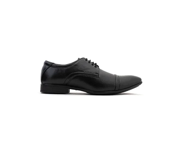 Black Formal Derby Shoe for Men