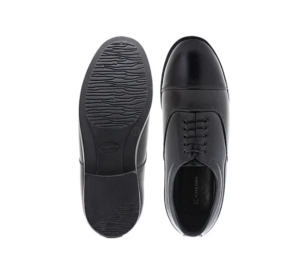 Black Leather Formal Oxford Shoe for Men