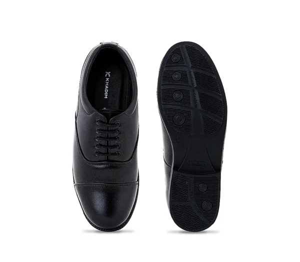 Black Leather Formal Oxford Shoe for Men