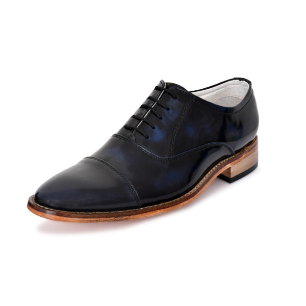 Blue Brush Off Oxford Shoes