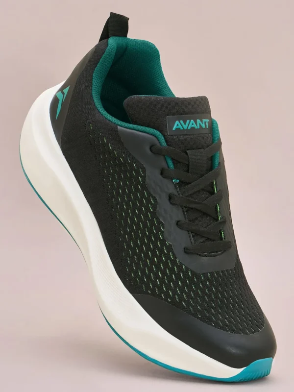 Avant Men's Stark Running Shoes - Black/Green