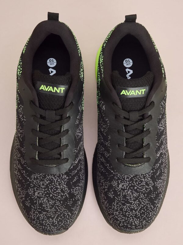 Avant Men's Pebble Running Shoes - Black/Green